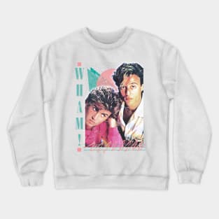 Wham! / Faded Vintage Look / Original Design Crewneck Sweatshirt